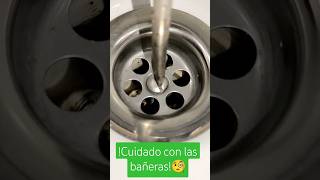 NO HAGÁIS ESTO EN DESAGÜES DE BAÑERAS😉 elmanitasentucasa elfontaneroencasa desagüe sifones pvc [upl. by Hiltan126]