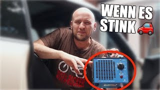 ✅ Gestank und Geruch aus dem Auto loswerden mit dem Ozongenerator [upl. by Ainel781]