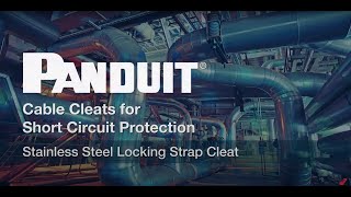 How to Install Panduit Stainless Steel Locking Strap Cleats [upl. by Leiva369]