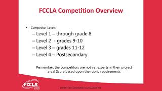 FCCLA Star Events 2024 JUDGE ORIENTATION [upl. by Aicelf545]