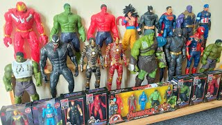 AVENGERS TOYS116 Action FiguresUnboxingCheap PriceIronmanHulkThor SpidermanToys [upl. by Ahtabat104]