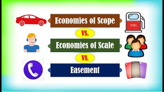 Economies of Scope vs Scale vs Easement  Similarities amp differences among them [upl. by Eleon739]