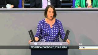 Christine Buchholz DIE LINKE Zentralafrika braucht mehr humanitäre Hilfe statt Soldaten [upl. by Eissen]