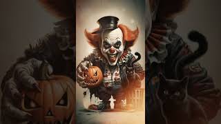 Happy Halloween with Penny Wise pennywise happyhalloween shorts shortsviral horrorshorts scary [upl. by Lehcor922]