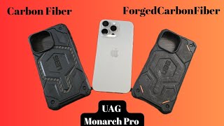 UAG Monarch Pro Case for iPhone 15 Pro Max Carbon FiberForgedCarbonFiber [upl. by Jermain]