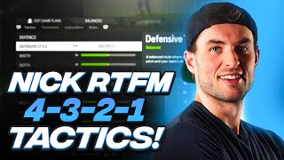 NICK RTFM 1000 SR RANK 1 META 4321 FORMATION amp CUSTOM TACTICS  EAFC 24 ULTIMATE TEAM [upl. by Nylaret234]