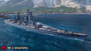 World of Warships Blitz Sevastopol  zapowiedź okrętu [upl. by Emera]