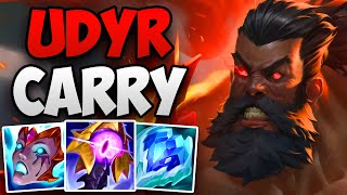 UDYR MAIN DOMINATING HIGH CHALLENGER  CHALLENGER UDYR JUNGLE GAMEPLAY  Patch 141 S14 [upl. by Calvo]