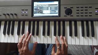 NALAM VAAZHA  TUTORIAL 44 With chords  MARUBADIYUM  ILAYARAJA  KEYBOARD BY KAMALANABHAM [upl. by Enrahs794]