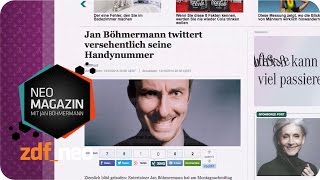 Handygate  Mehr Infos im NEO MAGAZIN mit Jan Böhmermann am 3010  ZDFneo [upl. by Chalmers]