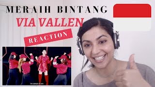 Via Vallen  Meraih Bintang  Official Theme Song Asian Games 2018  Reaction Video [upl. by Eimrej919]