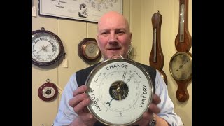 How To Read  Set  Use An Aneroid Barometer [upl. by Wincer]