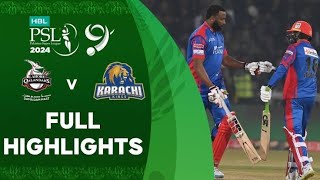 KK vs LQ PSL 2024 Match 26th Highlights  09 Mar 2024  PSL 2024 today Match Highlights [upl. by Joashus667]