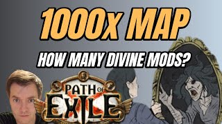 1000 Maps  How many good  divine mods can we get  Poe Path Of Exile [upl. by Herv]