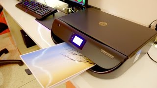 HP DeskJet 4535 all in one wireless printer review unboxing setup and print quality test [upl. by Farlay720]