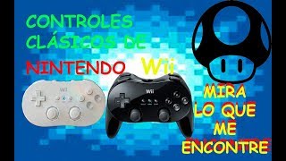 Nintendo Wii control clásico y clásico PRO  KX [upl. by Undry]