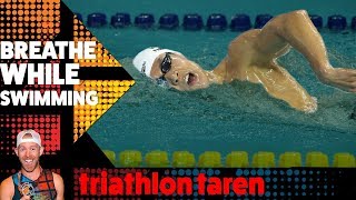 TRIATHLON SWIM BREATHING pattern 2stroke BREATHING vs Bilateral BREATHING [upl. by Comfort]