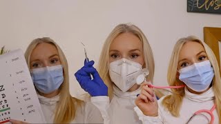 ASMR Doctor Dentist Opticians medical appointment visit  face touching  personal attention [upl. by Corabel983]