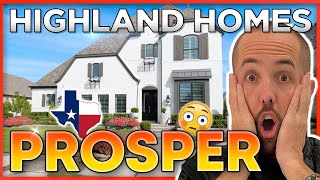 Highland Homes Tour  Windsong Ranch Prosper Texas  New Homes In Dallas TX [upl. by Nnylsor]