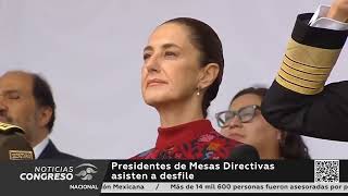 Presidentes de Mesas Directivas asisten a desfile [upl. by Anestassia]