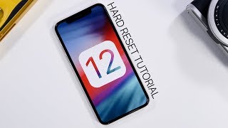 iOS 12  How to Hard Reset Your iDevice iPhone X amp iPhone 88 [upl. by Engelhart173]