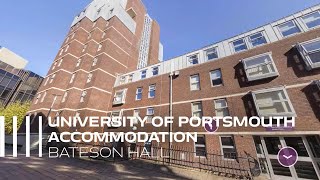 University of Portsmouth Accommodation Tour Bateson Hall [upl. by Goulette]