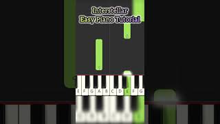 Interstellar Main Theme Piano Tutorial for Beginners [upl. by Avra511]