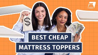 Best Cheap Mattress Toppers 2024  Our Top Picks UPDATED [upl. by Oiracam961]