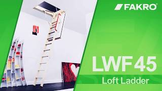 FAKRO loft ladders  LWF45 loft ladder [upl. by Kannan]