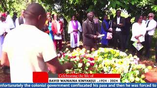 David Wainaina Kinyajui Funeral service [upl. by Alysia266]