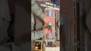 EPIC Drum Sander Fail  Rubber vs Sandpaper  woodworking [upl. by Carrissa214]