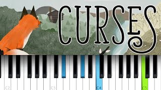 The Crane Wives  Curses Piano Tutorial [upl. by Ecam]