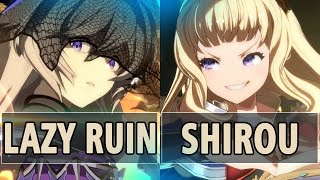 GBVSR🔥LazyRuin Nier Vs ComiteShirou Cagliostro🔥 High Level Gameplay [upl. by Painter]