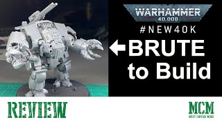 Difficult to Build  Brutalis Dreadnought Review  Building Tips for this 40K Dreadnought [upl. by Hamford]