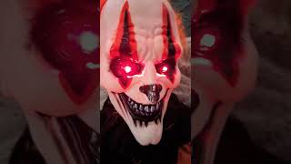 Creepiest Clown in Town  Haunted Hill Farm Clown Halloween Animatronic scary halloween spooky [upl. by Pinkerton]