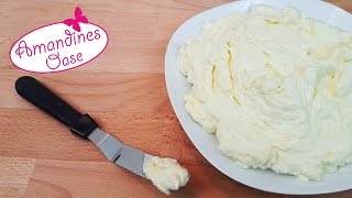 Deutsche Buttercreme  Grundrezept  PuddingButtercreme  Vanille [upl. by Nobie900]