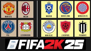 FIFA 2K CONFIRMED NEW CLUBS LICENSES ✅ FIFA 25 [upl. by Nydnarb]