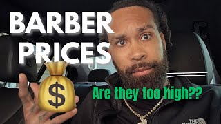 Barber prices…are they too high [upl. by Christenson]