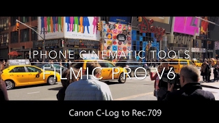 FiLMiC Pro v6 Rec709 Comparison Test iPhone 4K Cinematic [upl. by Stafford8]