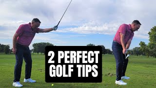 The 2 Best Golf Swing Tips Im Currently Teaching [upl. by Enomed]