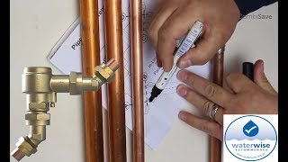 CombiSAVE Installation video  Combi Boiler Water amp Energy Saving Valve [upl. by Bigelow]