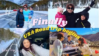 Skyu ke toh maje hi maje on USA road trip 🚙 [upl. by Aillimac]