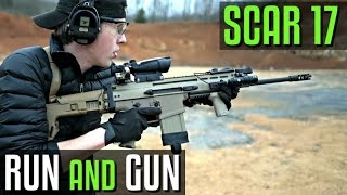 Running and Gunning with a FNH Scar 17 [upl. by Ardried]