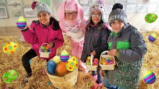 Huge Easter Egg Hunt Surprise Toys Challenge for kids outdoor fun [upl. by Otes]