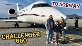 131 Challenger 650 to Norway 🇳🇴 [upl. by Regnij404]