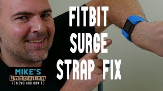 FITBIT SURGE Fitness Band Strap Replacement With COOL Colors [upl. by Oiromed]