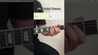 Oh Pretty Woman Guitar  Tabs guitarsheetmusic guitartutorial guitarcover [upl. by Notfilc]