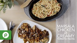 Marsala Chicken with Creamy Tomato Pasta A Publix Aprons® Recipe [upl. by Adila819]