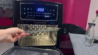 Friggitrice ad Aria 12L CalmDo UNBOXING Forno ad Aria Calda Friggitrice Senza Olio Air Fryer ⭐⭐⭐ [upl. by Ahsille]