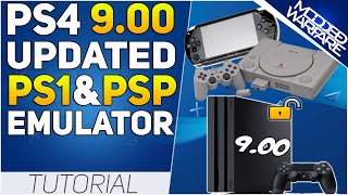 How to use Sonys Official PS1 amp PSP emulators on a 900 PS4 [upl. by Jammal329]